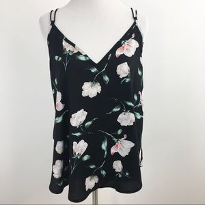 Sienna Sky | Floral Criss Cross Tank Top